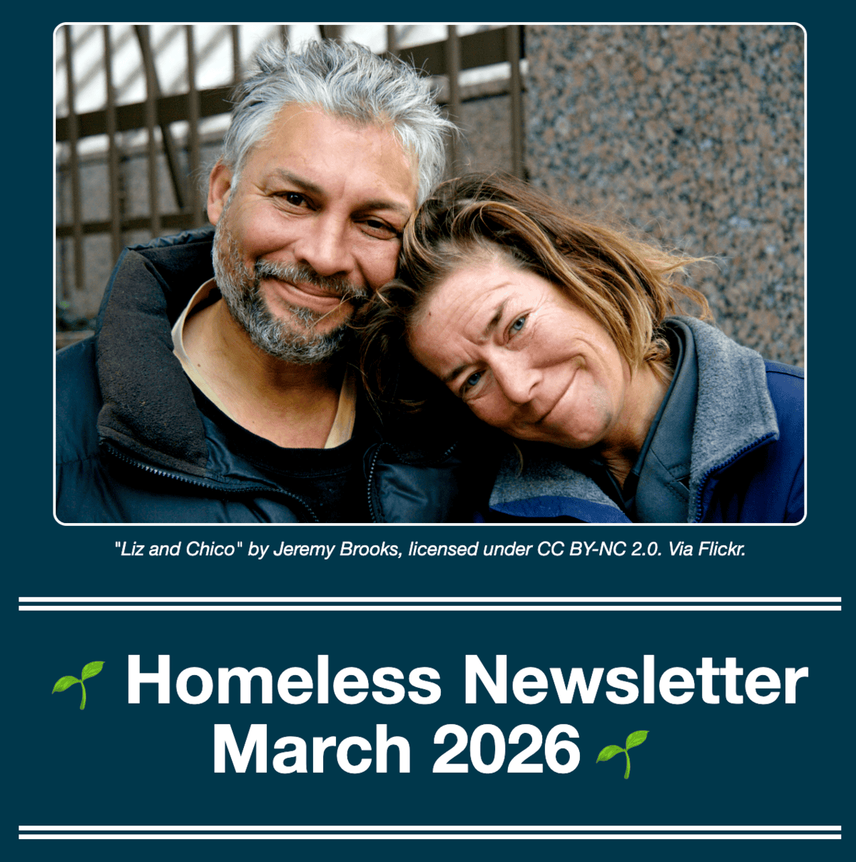 Homeless Newsletter March 2026